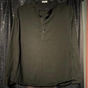 Men's Tinkwell Linen Henley Shirt